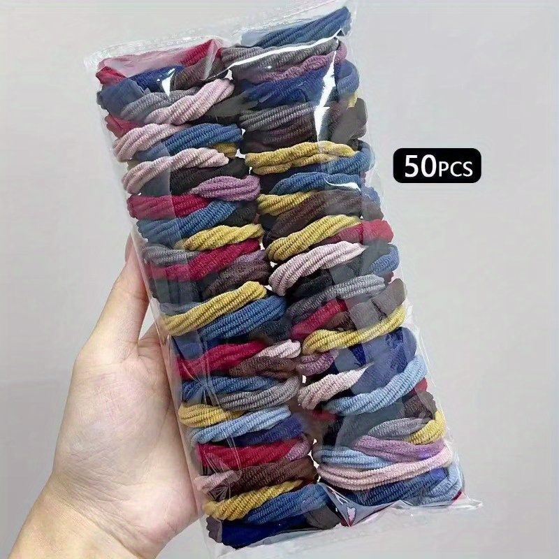 Travel Accessories Girls - 50 PCS Lazos para el Cabello