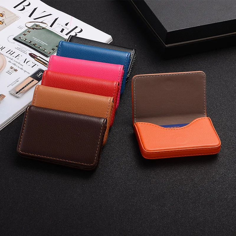 Travel Wallet Slim - Tarjetero de Cuero PU 2026 con