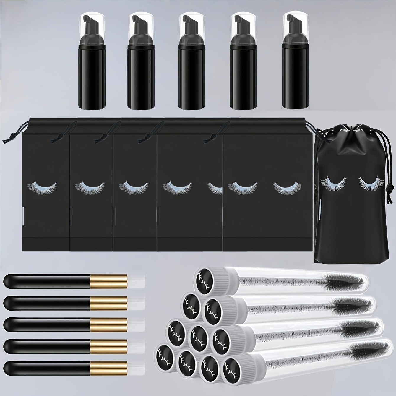 Travel Accessories Essentials - Kit de cuidado de pestañas de