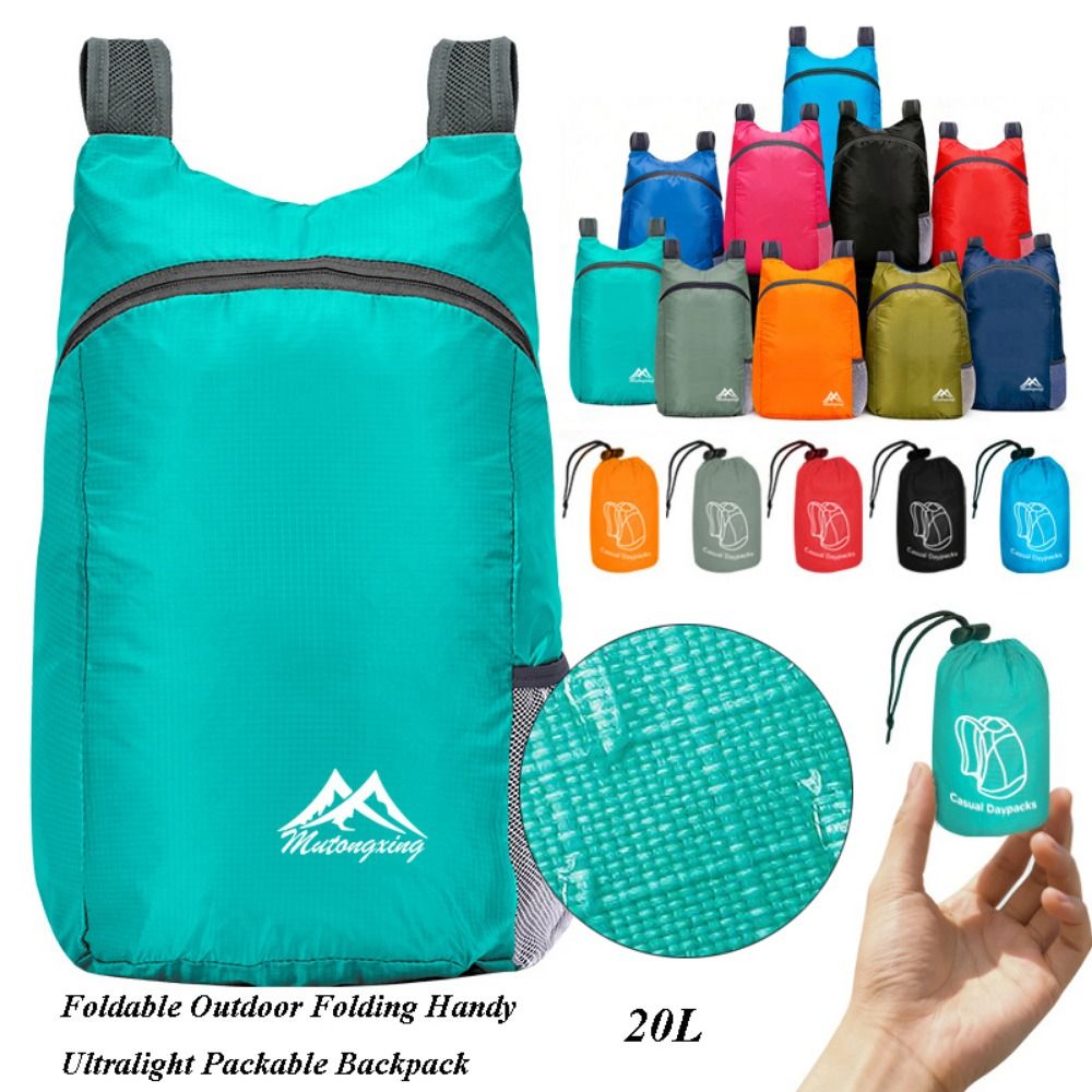 Packable Daypack Foldable - Nueva Mochila Plegable Portátil de 20L,