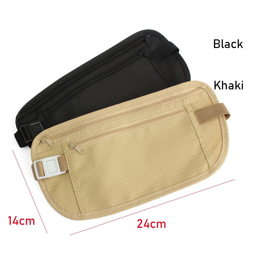 Travel Wallet Slim - Riñonera Delgada Oculta, Bolsa de Viaje