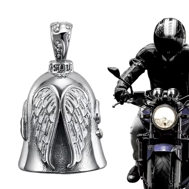 Travel Accessories Bike - Campana de Motocicleta con Ángel Guardián,