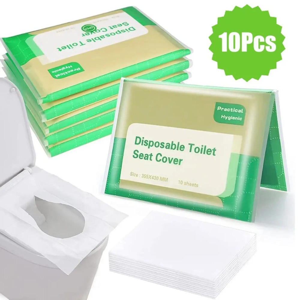 Travel Accessories Essentials - Fundas desechables para asiento de inodoro,