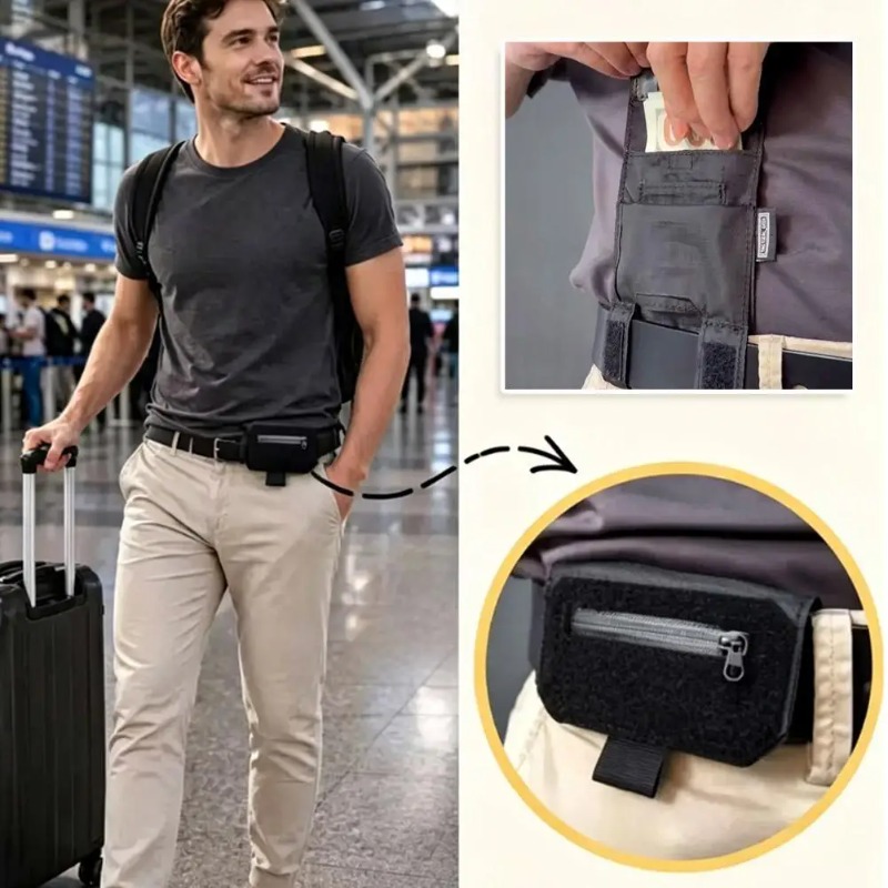 Travel Wallet Slim - Cartera de Cintura Portátil, Regalo para