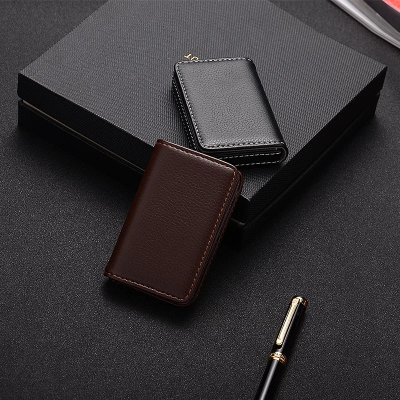 Tarjetero de Cuero PU 2026 con - Travel Wallet Slim reseña y precio