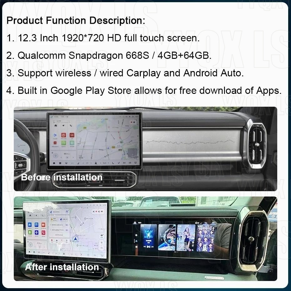 Pantalla de copiloto de 12.3 p - Travel Accessories South Africa reseña y precio