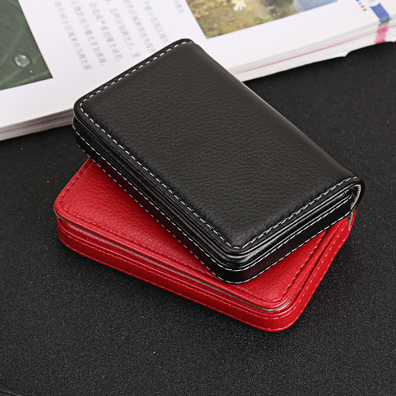 Tarjetero de cuero PU con hebi - Travel Wallet Slim reseña y precio