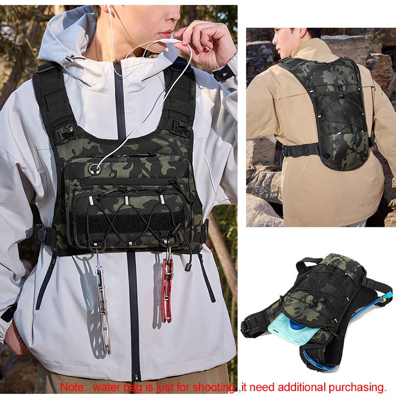 Bolsa Táctica, Chaleco con Bol - Travel Accessories Bike reseña y precio