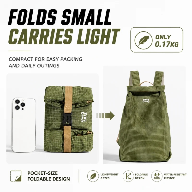 Mochila de Senderismo Ligera y - Packable Daypack Foldable reseña y precio