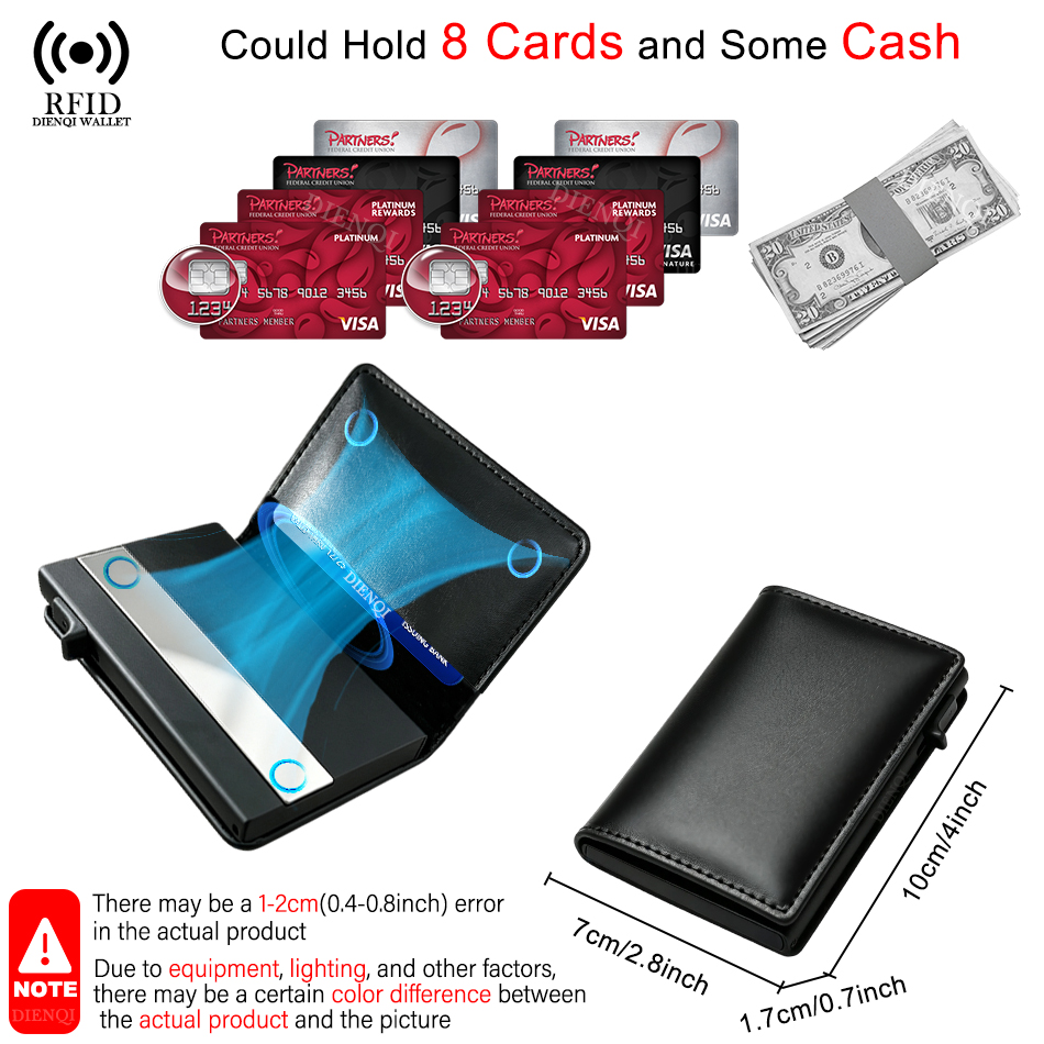Cartera de lujo para hombre co - Travel Wallet Slim reseña y precio